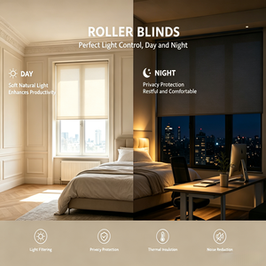 Tende <span class=keywords><strong>a</strong></span> Rullo Personalizzate Oscuranti - Opzioni Motorizzate e Manuali per Decorazione Casa, Ufficio e Hotel - Product Image 5