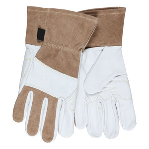High Performance Goatskin Grain Leather Tig Welding Gloves Personal Protective Heavy Duty Abrasion Resistant Construction Gloves - Product Image 4