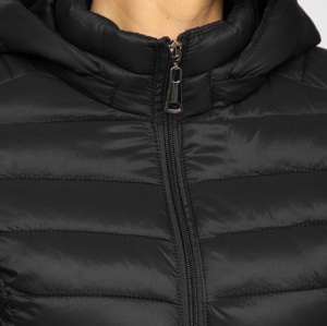 Winter Streetwear Classic Women's Puffer Jackets Coats Custom Color Dyed Zipper <b>up</b> Loose Fit Women's Puffer Jackets - Product Image 5