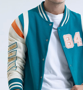 Streetwear Manufacturer Wholesale Custom Letterman Plus Size Varsity Jacket Man Winter Vintage School College Men's Jackets <b>Coat</b> - Product Image 4
