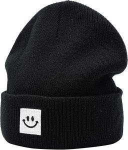 หมวกบีนนี่ไหมพรมอะคริลิก 100% แบบเรียบ ลายแจ็คการ์ด สำหรับฤดูหนาว พร้อมปอมปอม  รับสั่งทำตามแบบ ปักโลโก้ได้ - Product Image 2