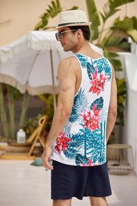Ropa moldeadora de Cuerpo Adelgazante de compresión para hombre, camiseta sin mangas deportiva de verano de secado rápido, ropa de playa acanalada con músculos de corte cuadrado, Camiseta con tirantes - Product Image 6