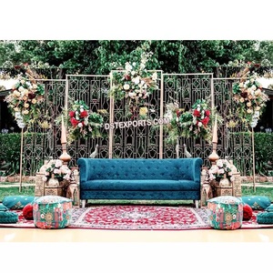 Marcos de decoración de fiesta de boda con temática de jardín al aire libre, marcos de Metal de nuevo diseño para eventos de boda, dhndi - Product Image 1
