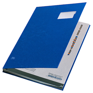 Carpeta Leitz Signature DIN A4, Cartón Gris 90% Reciclado, Azul Grisáceo, 10 Compartimentos, Accesorios para Archivadores - Product Image 3