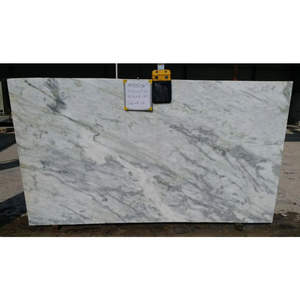 Dalles de marbre blanc poli Rajnagar veines grises Carrelages de sol intérieur extérieur imperméables Garantie 1 an pour villas hôpitaux - Product Image 5