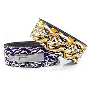 Ceinture de musculation en cuir de 4 pouces de large avec impression sublimée personnalisée, rembourrage en mousse, ceinture de musculation pour la salle de sport, soutien du dos et du tronc, vente en gros OEM - Product Image 6