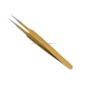 Pince à épiler chirurgicale droite antistatique professionnelle en acier inoxydable de haute qualité en gros pour l'épilation incarnée électrique - Product Image 3