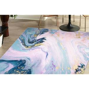 Abstract Marble Printed <b>Rug</b>: Modern, Decorative, <b>Large</b>, Entryway, Bath, <b>Outdoor</b>,Chenille <b>Rug</b> - Product Image 4