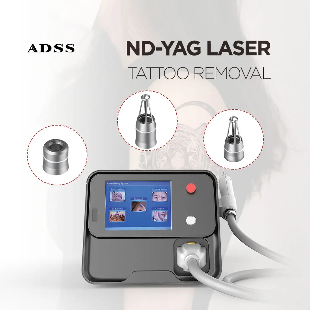 Tragbare ND YAG Laser-Tattoo entfernungs maschine