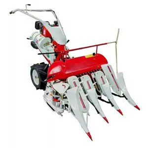 Hand-held mini wheat and rice baling machine, harvesting and baling machine price, small fully automatic harvester