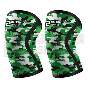 Wholesale 7mm Neoprene Camo Weight Lifting Gym <b>Knee</b> <b>Sleeve</b> High Quality Fitness Safety Sublimation Printing Camouflage Design - Product Image 3