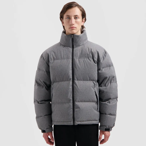 Chaqueta Acolchada Ultra Cálida con Capucha para Hombre, Informal, de Lona, Resistente al Viento, Impermeable, Transpirable, Corte Holgado para Invierno, Uso Diario al Aire Libre - Product Image 2