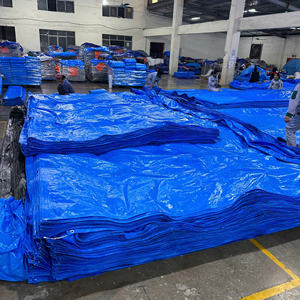 Bâche bleue haute résistance, grande capacité, tissu imperméable avec options de couleur et de taille pour tentes de camping - Product Image 5