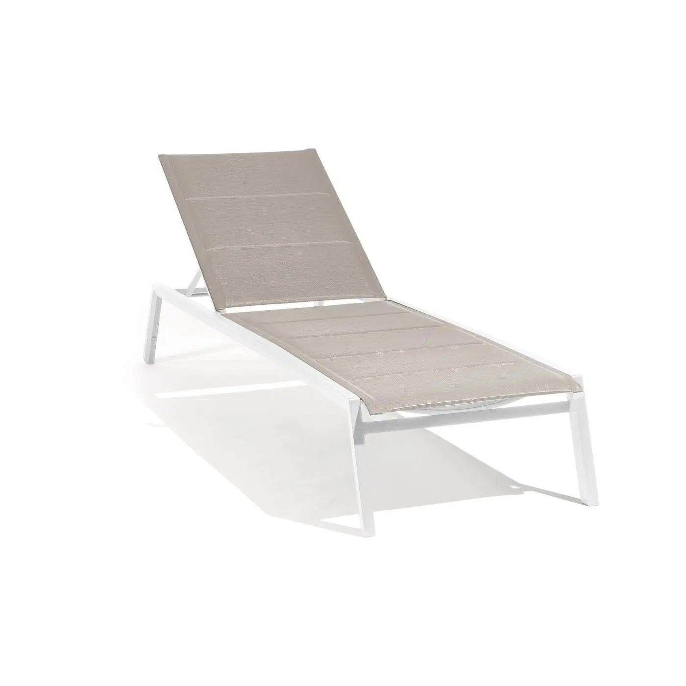 Revêtement en poudre Alu Sun Loungers en couleur personnalisée
