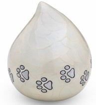 Standard Blue Shine <b>Paint</b> Teardrop <b>Aluminium</b> Cremation Urns - Product Image 6