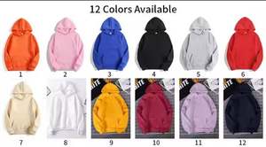 Sudaderas con Capucha para Hombre de Alta Calidad, Logotipo Personalizado, Color Sólido, Transpirables, de Poliéster, Algodón y Felpa, para Otoño, Venta al Por Mayor - Product Image 6