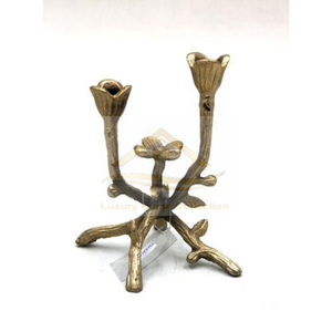 New <b>Large</b> Size Candelabra Black Color Five Candle Sticks Holder <b>Lanterns</b> and Candle Stands Tabletop Centerpiece Products - Product Image 5