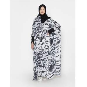 Nouveau Naqab à manches longues personnalisé à la mode pour femmes Burqa Style ethnique Hijab traditionnel islamique robes de mode Dubai Abaya - Product Image 1