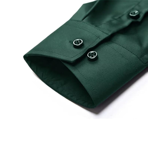 <b>Plaid</b> Long Sleeve Dress <b>Shirts</b> Regular-Fit Trending High Quality Men's Cotton Men's Button Down <b>Shirts</b> Casual <b>Shirt</b> - Product Image 4