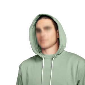 Modern Mens Pullover <b>Hoodie</b> with Minimal Design and <b>Zip</b> <b>Pocket</b> - Product Image 3