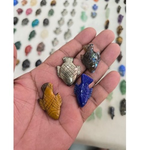 Estatuilla de Animal hecha a mano tallada en piedra de cristal Natural para decoración del hogar espacio de meditación y pantalla de energía positiva - Product Image 2