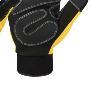 Gants de mécanicien robustes sur mesure à vendre Gants de mécanicien demi-doigts confortables vente en gros - Product Image 3