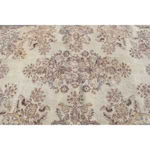 Alfombra Turca Vintage de 4.8x8.9 pies, Alfombra Grande, Alfombra de Camuflaje Marrón - Product Image 5