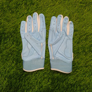 Guantes de bateo de béisbol de Softball de cuero para hombres profesionales hechos a medida antideslizantes ligeros ecológicos adultos - Product Image 6