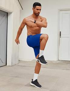 Pantalones cortos informales de malla para caminar y correr para hombre de diseño personalizado con precio de fábrica al por mayor de alta calidad - Product Image 5