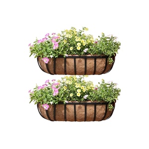 Coco Coir Hanging Planter Outdoor Hanging <b>Basket</b> Planter, Eco Friendly Garden Wall Mounted <b>Flower</b> Pot Indochina.,JSC - Product Image 4