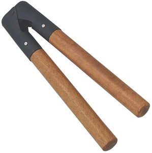 Désornisseur de veaux de haute qualité 13 pouces, instrument vétérinaire, revêtement coloré, coupe-ornes, manche en bois pour animaux d'élevage - Product Image 4