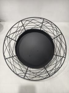 Panier à fruits rond élégant en métal 2026, plateau de table de luxe pour la cuisine, la salle à manger, les cadeaux et la présentation d'événements - Product Image 6