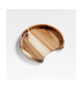 Utensilio de cocina de madera profesional Soporte de cuchara de madera de acacia Descanso Listo para enviar diseño hecho a mano artesanía natural - Product Image 4