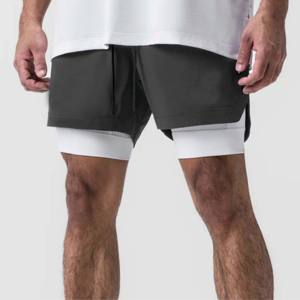 กางเกงขาสั้นเชือกผูกลำลองสำหรับผู้ชายใส่สบายระบายอากาศได้ดีน้ำหนักเบาสำหรับวันฤดูร้อนชายหาดและกีฬา - Product Image 6