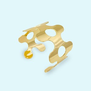 2024 New Year Decorations, Valentine's Day Hollow Leaf Open <b>Bracelets</b> for Women Gold Color <b>Bracelet</b> With Best Selling - Product Image 3