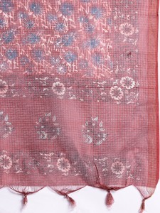 Mujeres A-Line Kurta con pantalones y Dupatta Straight poliéster Kurta con pantalones y Dupatta indio Pakistán traje de fiesta - Product Image 6
