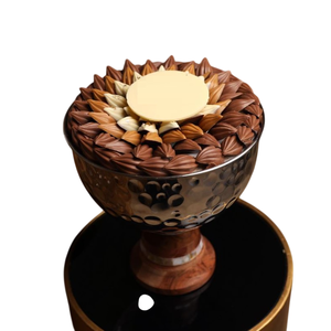 ชามโลหะเคลือบทองสำหรับเสิร์ฟขนมหวานหรูหราเหมาะสำหรับวันวาเลนไทน์หรือโอกาสพิเศษ - Product Image 2