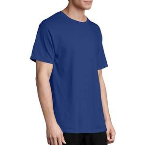 เสื้อยืดคอกลมแขนสั้นของผู้ชายสไตล์ครึ่งแขนเสื้อระบายอากาศได้ดี100% ผ้าฝ้ายแท้ฤดูร้อน - Product Image 3