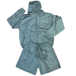 Custom Windbreaker Set High Quality Wind Breaker Set Two Piece Zipper Track Suit Lightweight Windbreaker Tracksuit Set - Product Image 5