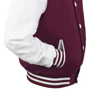 Manches longues Hommes Letterman Veste Surdimensionné Hommes Letterman Veste Blanc Personnalisé Hommes Letterman Veste - Product Image 4