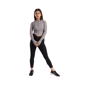 Leggings Deportivos Transpirables Sin Costuras para Mujer, Talla Grande, con Efecto Push-Up, Compresión, Malla Sólida, Color Liso, Estilo Inglés, 220g, Logotipo Personalizado - Product Image 3