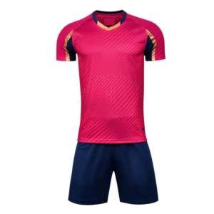 ชุดฟุตบอลสำหรับผู้ชายชุดเสื้อฟุตบอลผ้าโพลีเอสเตอร์100% ไม่ซ้ำใครดีไซน์ล่าสุด - Product Image 1