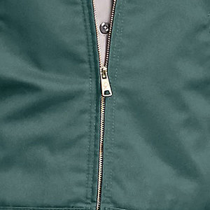 Chaquetas de hombre de alta calidad, chaquetas de hombre con cremallera completa de lona de algodón, chaqueta transpirable con logotipo personalizado para hombre - Product Image 3