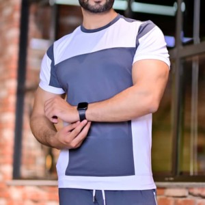 Nouveau design de corset de fitness deux pièces en molleton pour hommes, avec fermeture à glissière, logo personnalisé, survêtement uni pour adultes - Product Image 3