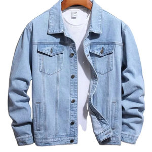 La mejor chaqueta vaquera para hombre Tendencias Vintage desgastada Versatilidad elegante y duradera Dominando el aspecto Chaquetas vaqueras para hombre - Product Image 1