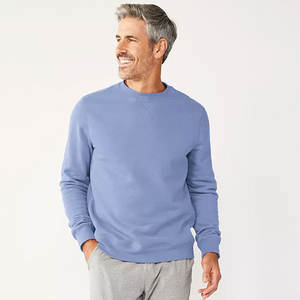 Sudaderas de peso pesado para hombre, sudaderas de cuello redondo de gran tamaño personalizadas de Terry francés Unisex, sudadera lisa de algodón para hombre, sudaderas con capucha - Product Image 5