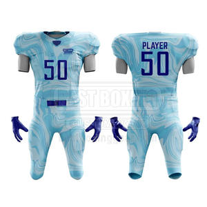 ชุดอเมริกันฟุตบอลโพลีเอสเตอร์100% ชุดเครื่องแบบอเมริกันฟุตบอล - Product Image 1