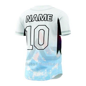 เสื้อเบสบอลผู้ใหญ่แบบแขนครึ่งตัว ปรับแต่งชื่อทีมได้ ออกแบบสีได้ คอวี แห้งเร็ว ระบายอากาศได้ดี ไซส์ใหญ่ ป้องกันแบคทีเรีย รุ่นใหม่ - Product Image 4