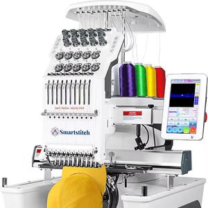 Nueva Máquina de Bordar Smartstitchs S-1001 Original Mejorada con 10 Agujas, Velocidad Máxima de 1200 Puntadas por Minuto, Pantalla Táctil de 7 Pulgadas - Product Image 2