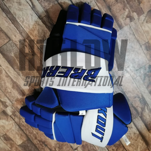 ถุงมือกีฬาฮ็อกกี้น้ำแข็งแบบเต็มนิ้วกันการชนถุงมือฮอกกี้น้ำแข็งออกแบบโลโก้ได้ตามต้องการ - Product Image 3